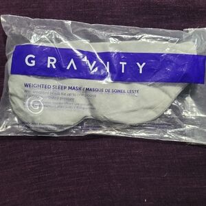 Gravity Weighted Sleep Mask in Gray